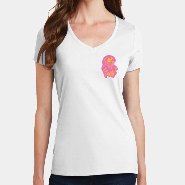 Adult Fairmont Falcons Mascot V-Neck Tee Thumbnail