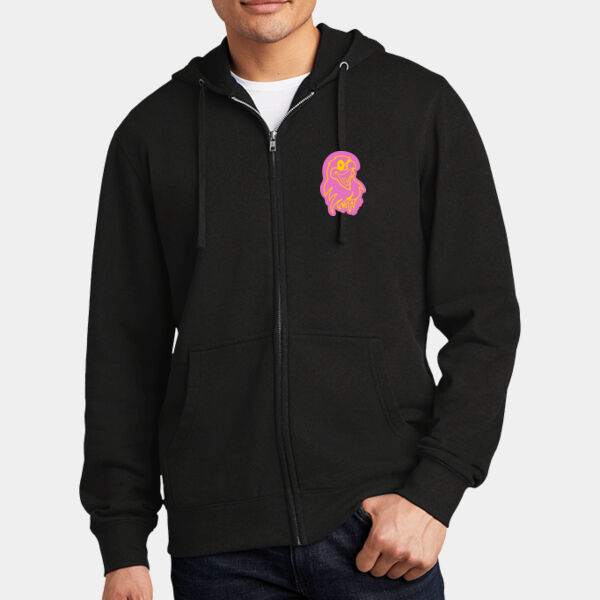 Adult Fairmont Falcons Mascot Zip-Up Hoodie Thumbnail