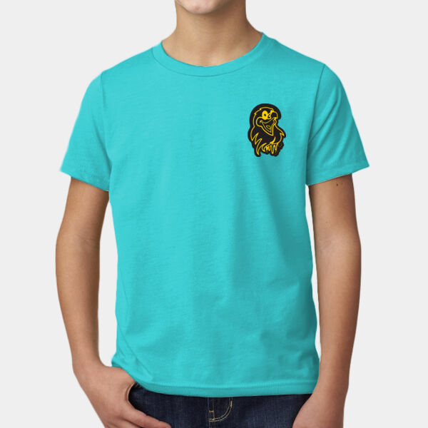 Youth Fairmont Falcons Mascot Tee (Black Print) Thumbnail