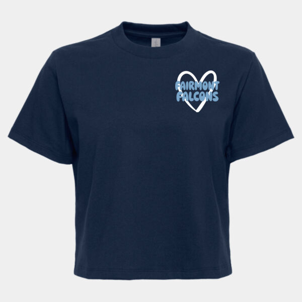 Adult Fairmont With Love Boxy T-Shirt Thumbnail