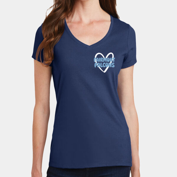Adult Fairmont With Love V-Neck Tee Thumbnail