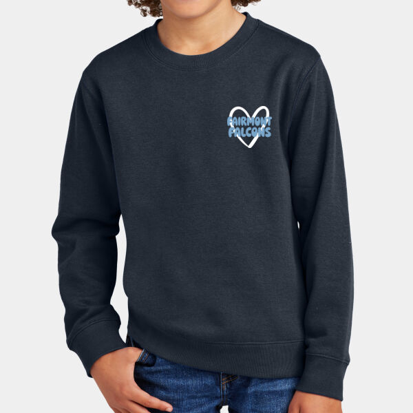Youth With Love Fairmont PUFF Print Crewneck Sweatshirt Thumbnail